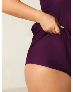 Plain Pockets Adjustable One-Piece Swimsuit