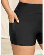 Sculpting Pockets Solid Swim Bottoms