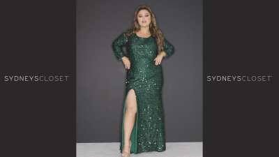 Unmistakable Plus Size Evening Dress
